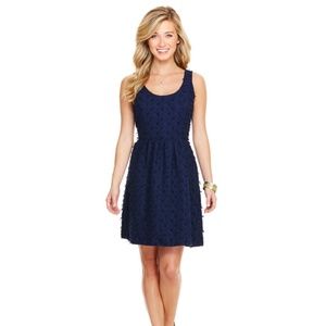 Navy Blue Vineyard Vines Scoop Neck Cocktail Dress